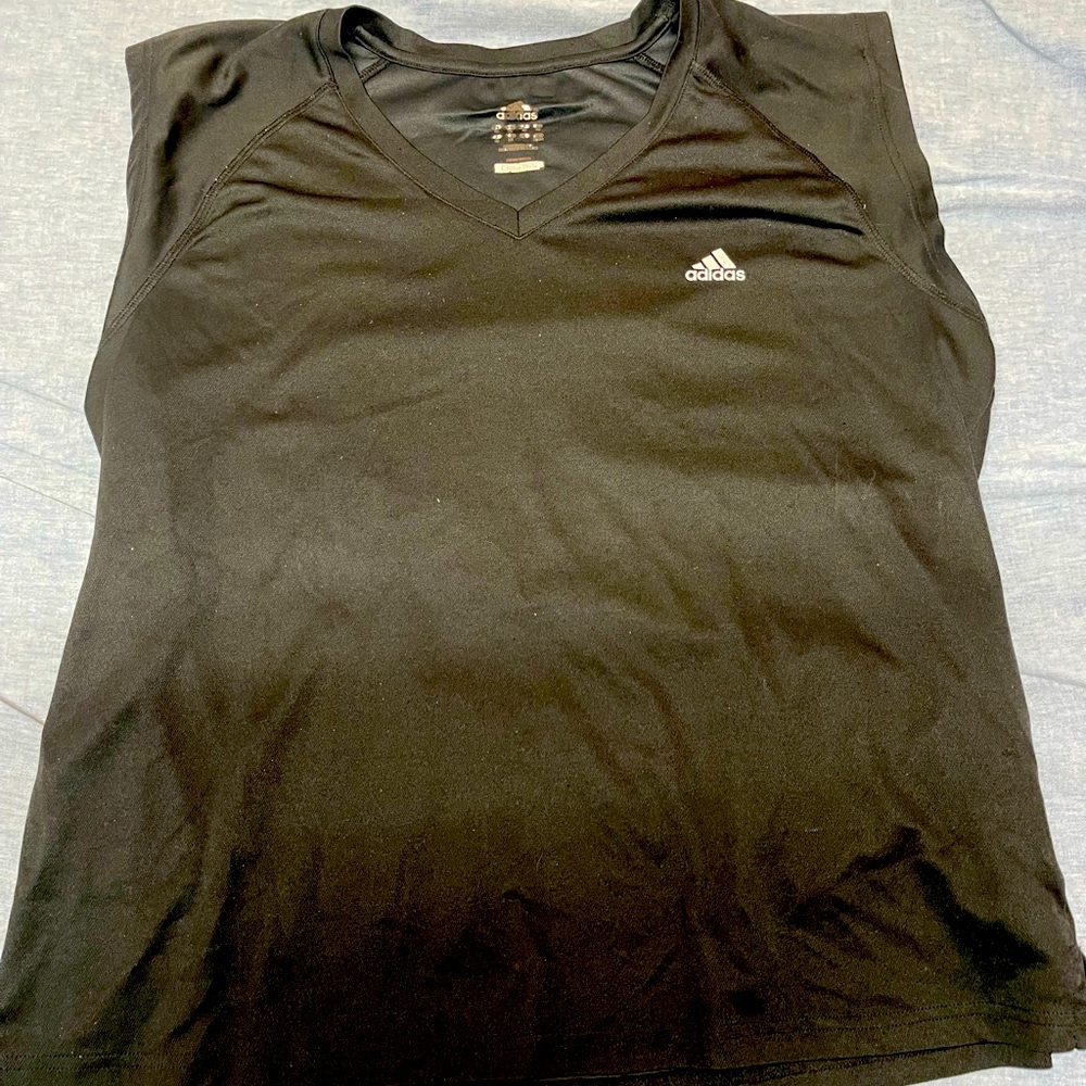 Adidas sleeveless workout shirt